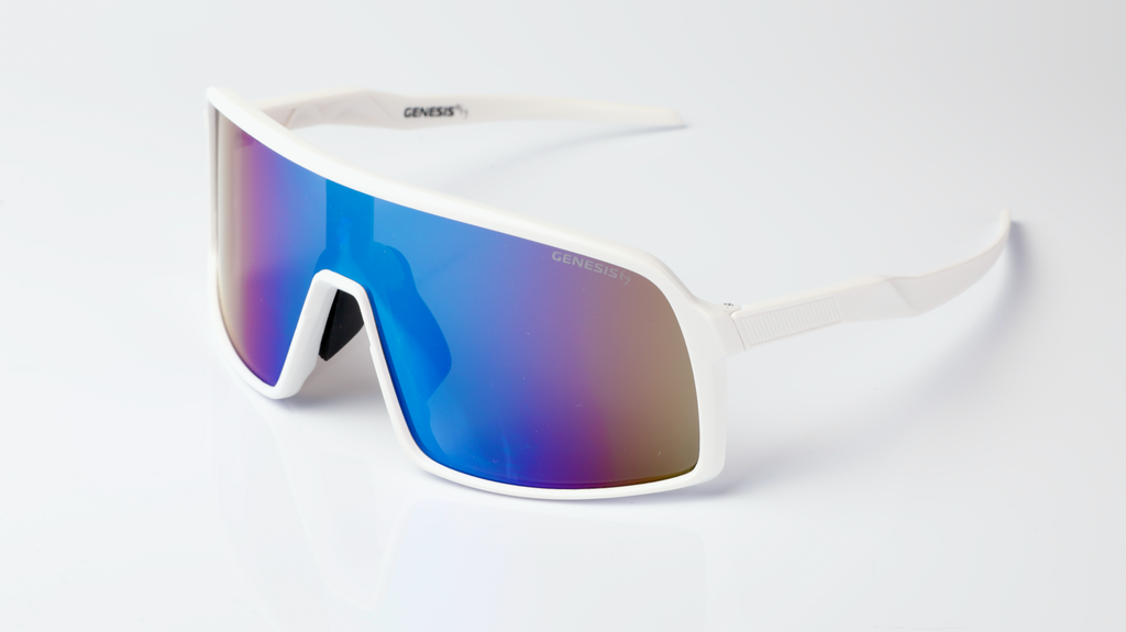 Lentes de Sol Miami Blanca/Azul Linea 2024