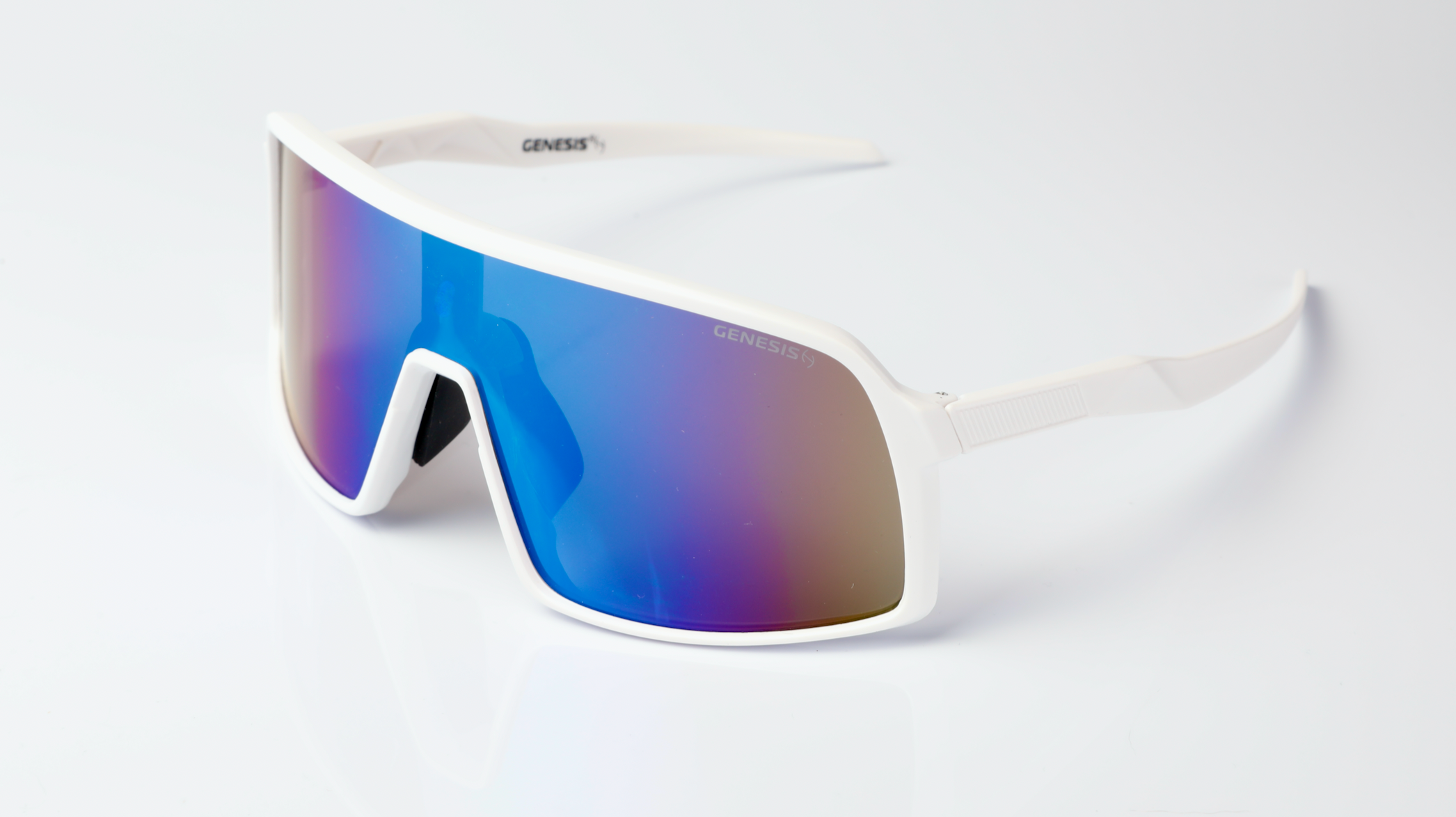 Lentes de Sol Miami Blanca/Azul Linea 2024