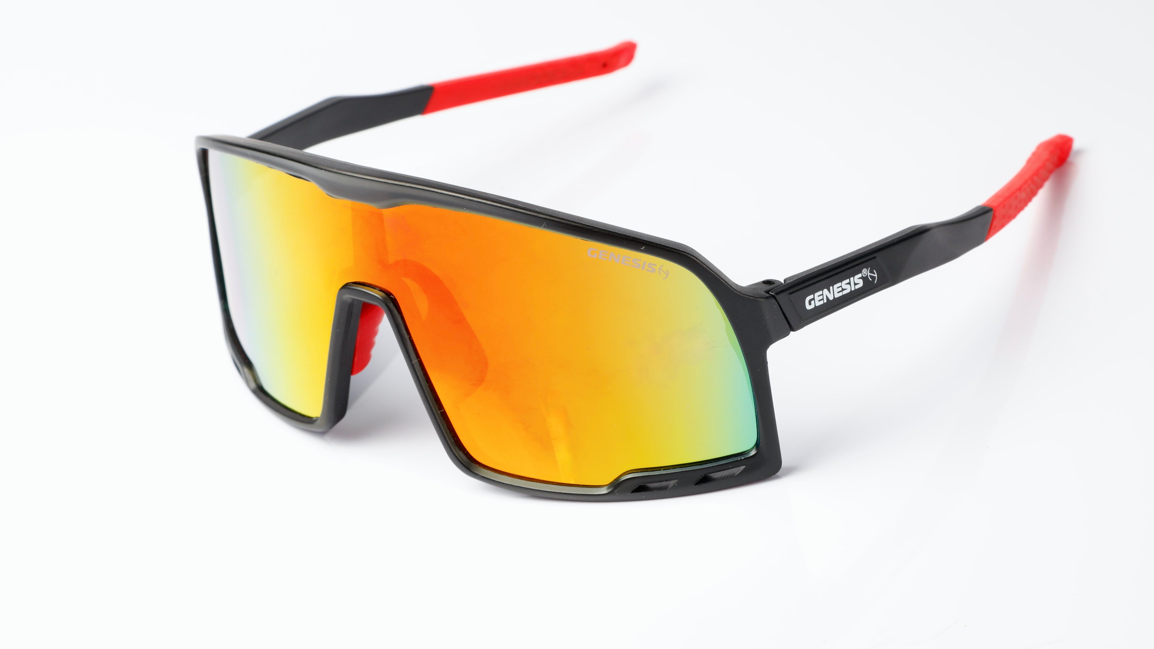 Lentes de Sol GENESIS Madrid Negro/Naranja Linea 2024