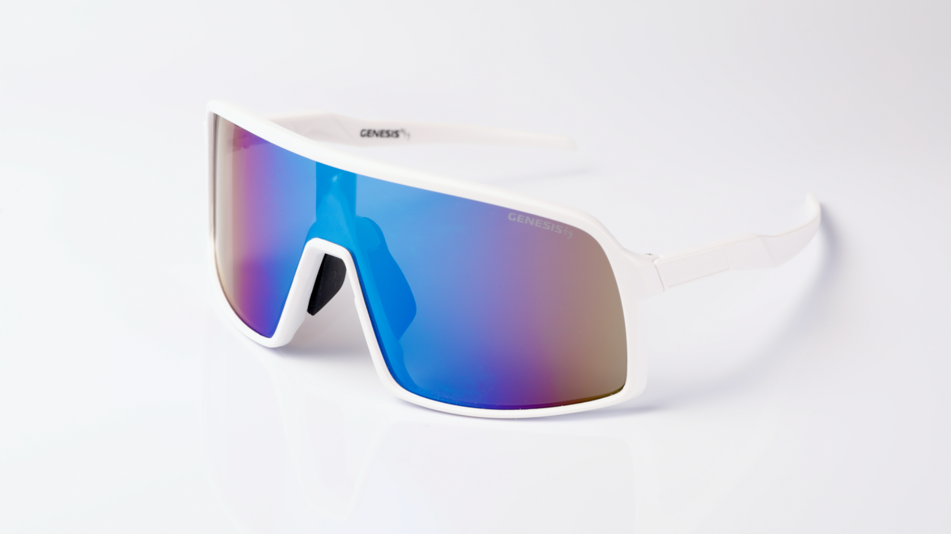 Lentes de Sol Miami Blanca/Azul Linea 2024
