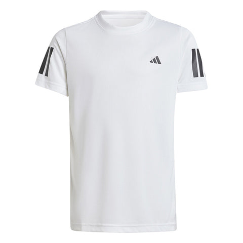 adidas Boys' Club 3 Stripes Tee