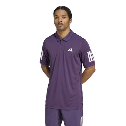 adidas Club 3 Stripes Polo - Men's