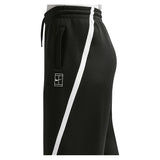 Women's Court Dri-FIT Advantage Mid Rise Tennis Pant Black and White
