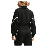 Women's Court Dri-FIT Advantage Full Zip Tennis Jacket Black and White