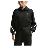 Women's Court Dri-FIT Advantage Full Zip Tennis Jacket Black and White