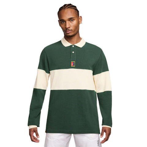 Nike Court Heritage Long Sleeve Polo
