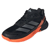 Men's Defiant Speed 2 Tennis Shoes Core Black and Lucid Orange