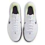 Men's Vapor Lite 3 Tennis Shoes White and Dark Raisin