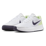 Men's Vapor Lite 3 Tennis Shoes White and Dark Raisin