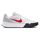 Men's Vapor Lite 3 Tennis Shoes White and Dark Raisin