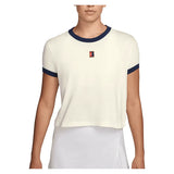 Women's Heritage Racquet Club Tennis T-Shirt Sail and Midnight Navy
