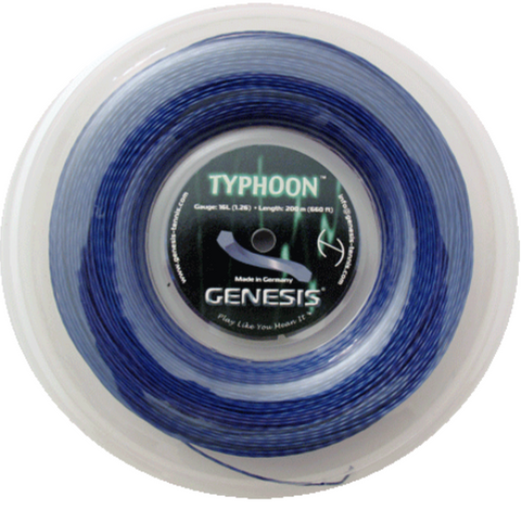 Rollo de Cuerda 200m Genesis Typhoon 1.26mm Azul/Gris