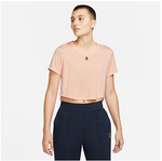 Nike Court Heritage Short Sleeve Top (W) (Peach)