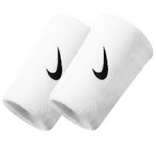 Muñequera Nike Blancas