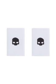 Muñequeras Hydrogen Blancas Calaveras Negras