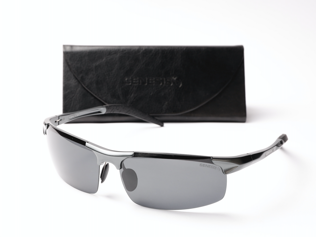 Lentes Genesis Aerial Plata/Negro Linea Sport