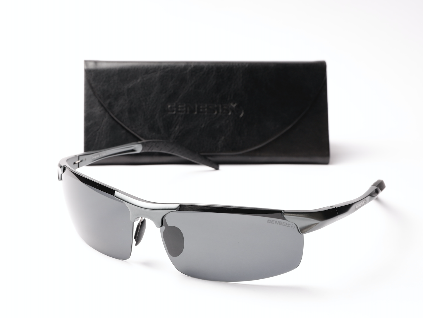 Lentes Genesis Aerial Plata/Negro Linea Sport