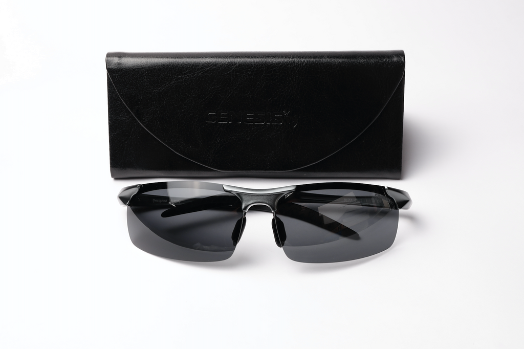 Lentes Genesis Aerial Plata/Negro Linea Sport