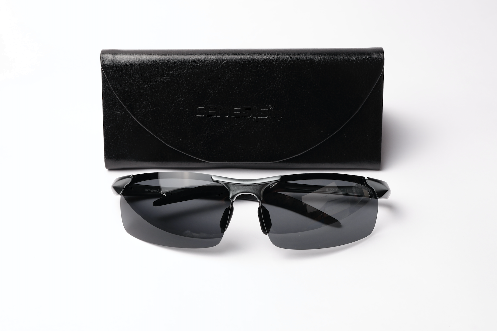 Lentes Genesis Aerial Plata/Negro Linea Sport