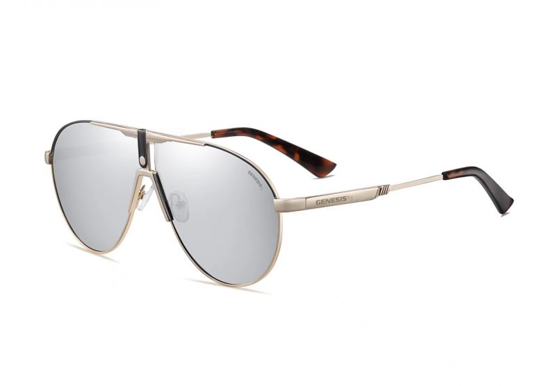 Lentes Genesis Ride Plata Linea Fashion